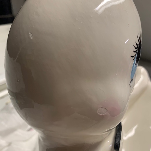 Rare vintage Halloween candy bowl, cute ghost, plus window decorations - Picture 4 of 5